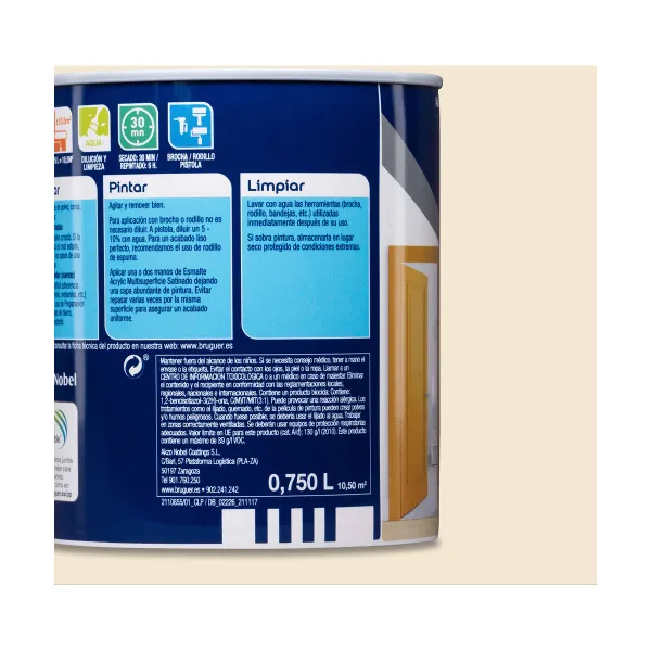 Лак Bruguer 5057452 750 ml Эмаль для отделки
