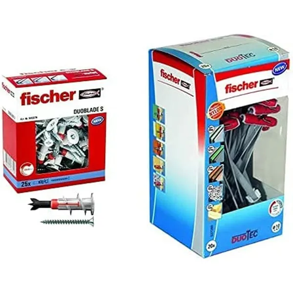 Wall plugs and screws Fischer (25 Units)