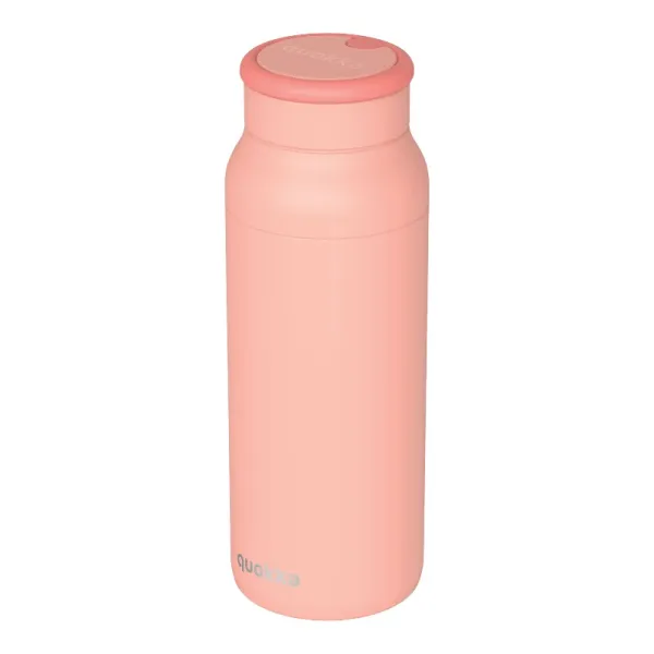 Quokka Echo - 690ml Stainless Steel Bottle with Silicone Handle (Pink)