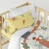 Duvet cover set HappyFriday Mr Fox Jungle life  Multicolour Baby Crib 2 Pieces