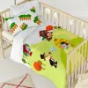 Duvet cover set HappyFriday Mr Fox Piggys  Multicolour Baby Crib 2 Pieces