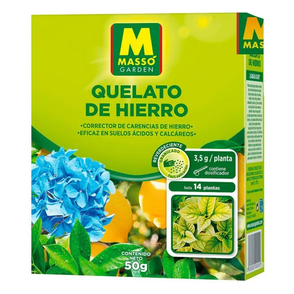 Kasvilannoite Massó Quelato de Hierro (50 g)