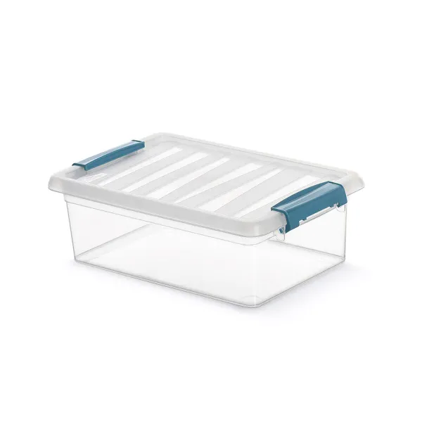 Daudzfunkcionāla Kaste Domopak Living Katla Caurspīdīgs polipropilēns 4 L (29 x 19 x 10,5 cm)