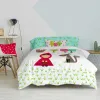 Duvet cover set HappyFriday Mr Fox Grandma  Multicolour Single 2 Pieces