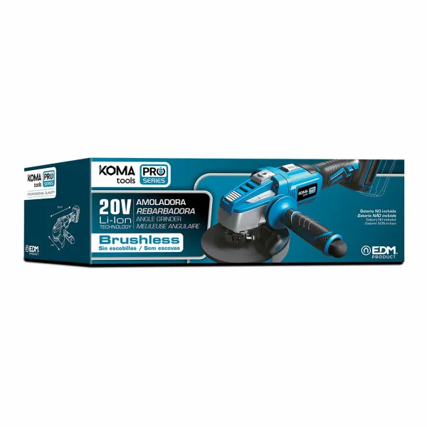 Угловая шлифовальная машина Koma Tools 4 Ah 20 V 125mm