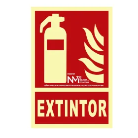 Знак Normaluz Extintor PVC