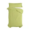 Duvet cover set HappyFriday Basic Kids Green Single 2 Pieces