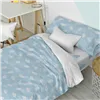 Duvet cover set HappyFriday Basic Kids Blue Single 2 Pieces