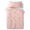 Duvet cover set HappyFriday Basic Kids Light Pink Baby Crib 2 Pieces