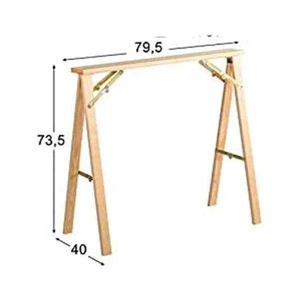 Molbertas Astigarraga Kipli Sulankstomas (73,5 x 79,5 x 40 cm)