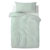 Duvet cover set HappyFriday Basic Kids Mint Baby Crib 2 Pieces