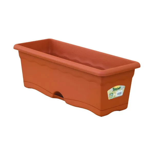 Sodinukas su indu Plastiken Degtas molis polipropileno Plastmasinis 60 x 20 cm