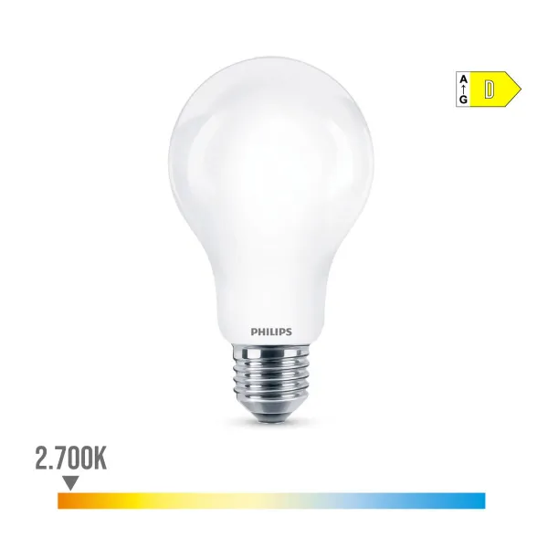 Светодиодная лампочка Philips D 120 W 13 W E27 2000 Lm 7 x 12 cm (2700 K)