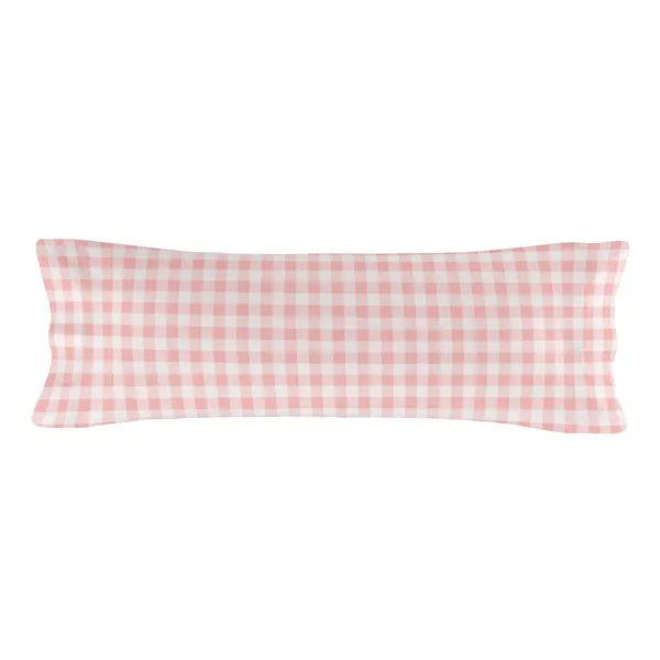 Duvet cover set HappyFriday Basic Kids Pink Single Gingham 2 Pieces