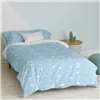 Duvet cover set HappyFriday Basic Kids Blue Single 2 Pieces