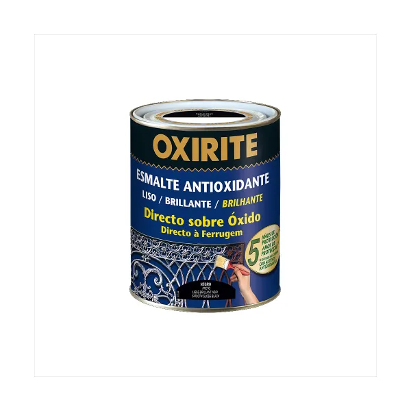 Антиоксидантная эмаль OXIRITE 5397806 Чёрный яркий 4 L
