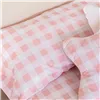 Duvet cover set HappyFriday Basic Kids Pink Single Gingham 2 Pieces