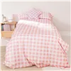 Duvet cover set HappyFriday Basic Kids Pink Single Gingham 2 Pieces