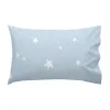 Duvet cover set HappyFriday Basic Kids Blue Baby Crib 2 Pieces