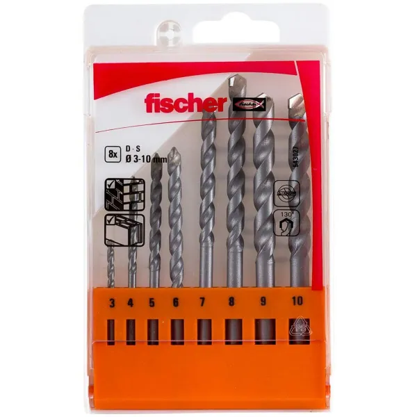 Kelasetti Fischer 543027 Metalli Teräs (8 Kappaletta)