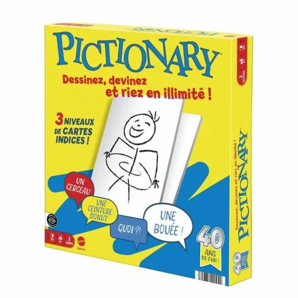 Spēlētāji Mattel PICTIONARY