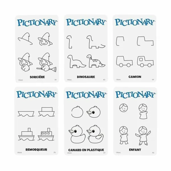 Lautapeli Mattel PICTIONARY