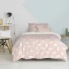 Duvet cover set HappyFriday Basic Kids Pink Single 2 Pieces