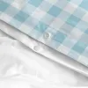 Duvet cover set HappyFriday Basic Kids Blue Single Gingham 2 Pieces