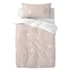 Duvet cover set HappyFriday Basic Kids Pink Baby Crib 2 Pieces