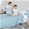 Duvet cover set HappyFriday Basic Kids Blue Single 2 Pieces