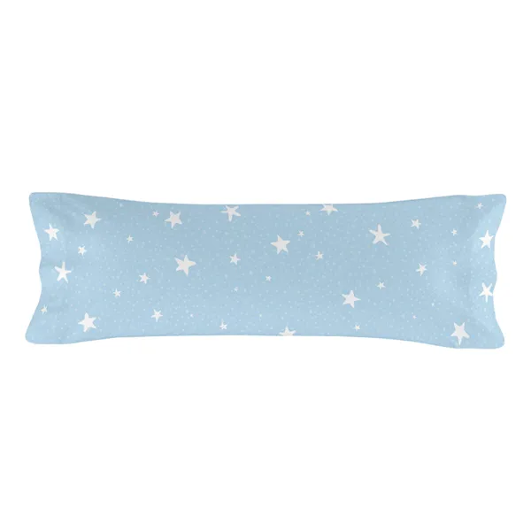 Duvet cover set HappyFriday Basic Kids Blue Single 2 Pieces