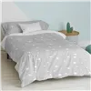 Duvet cover set HappyFriday Basic Kids Grey Single 2 Pieces