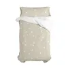 Duvet cover set HappyFriday Basic Kids Beige Single 2 Pieces