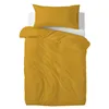 Duvet cover set HappyFriday Basic Kids Mustard Baby Crib 2 Pieces