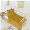 Duvet cover set HappyFriday Basic Kids Mustard Baby Crib 2 Pieces