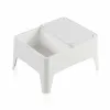 Šoninis staliukas SP Berner Alaska Balta Plastmasinis 58 x 48 x 30 cm
