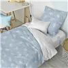 Duvet cover set HappyFriday Basic Kids Blue Single 2 Pieces