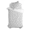 Duvet cover set HappyFriday Basic Kids Grey Single 2 Pieces