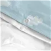 Duvet cover set HappyFriday Basic Kids Blue Baby Crib 2 Pieces