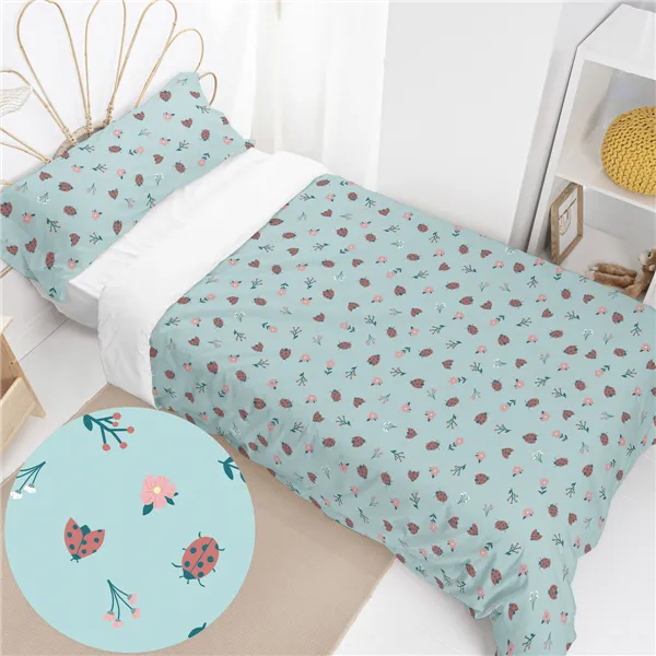 Duvet cover set HappyFriday Mini Catarinas Multicolour Single 2 Pieces