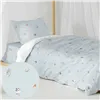 Duvet cover set HappyFriday Mini Nut Multicolour Single 2 Pieces