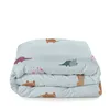 Duvet cover set HappyFriday Mini dinosaur Multicolour Single 2 Pieces