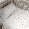 Duvet cover set HappyFriday Mini Saturn Multicolour Baby Crib 2 Pieces