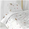 Duvet cover set HappyFriday Mini Woods animals Multicolour Single 2 Pieces