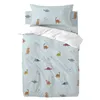 Duvet cover set HappyFriday Mini dinosaur Multicolour Baby Crib 2 Pieces