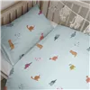 Duvet cover set HappyFriday Mini dinosaur Multicolour Baby Crib 2 Pieces