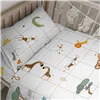 Duvet cover set HappyFriday Mini savanna Multicolour Baby Crib 2 Pieces