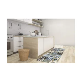 Vinyylimatto Stor Planet Hydraulinen Sininen 100 % PVC (60 x 200 cm)