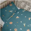 Duvet cover set HappyFriday Mini universe Multicolour Baby Crib 2 Pieces