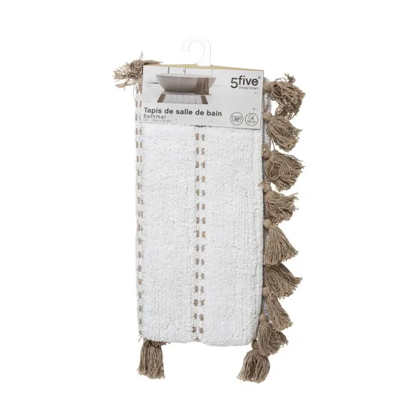 Коврик для ванной комнаты 5five Simply Smart Pom pom Коричневый Хлопок 50 x 75 cm